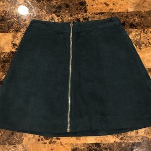 Divided H&M velvet skirt